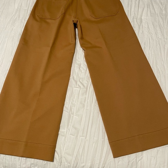 Anthropologie Tan Wide Leg Pants - Picture 3 of 3
